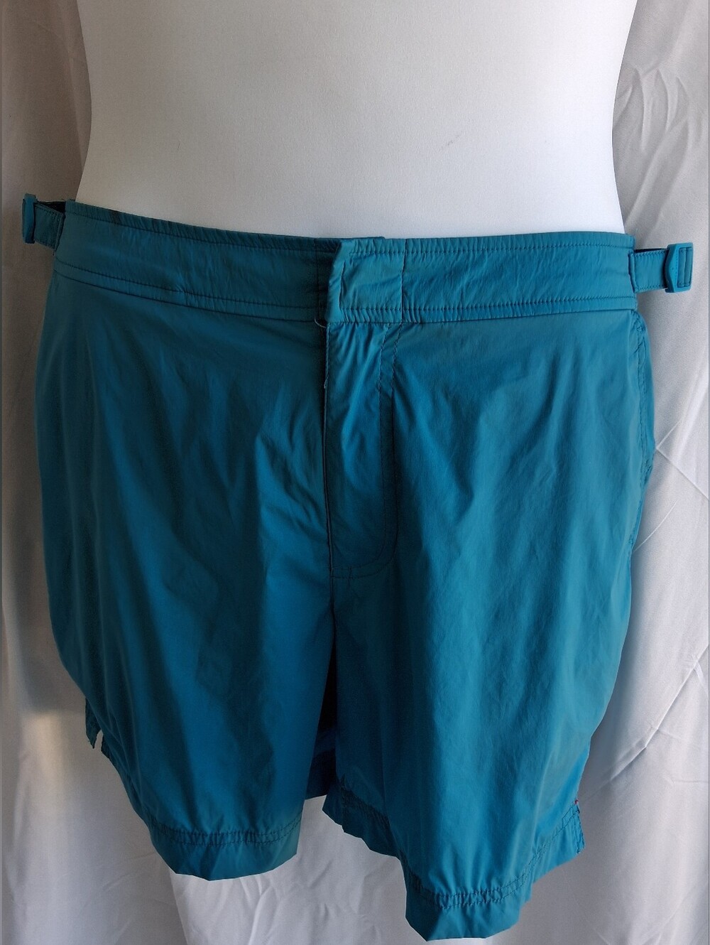 Orlebar Brown Teal Outdoor Lightweight Swim Shorts Sz 33 Pre-Owned Tiny Flaws